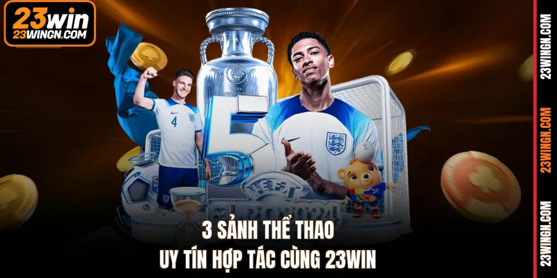 3 sảnh thể thao uy tín hợp tác cùng 23WIN